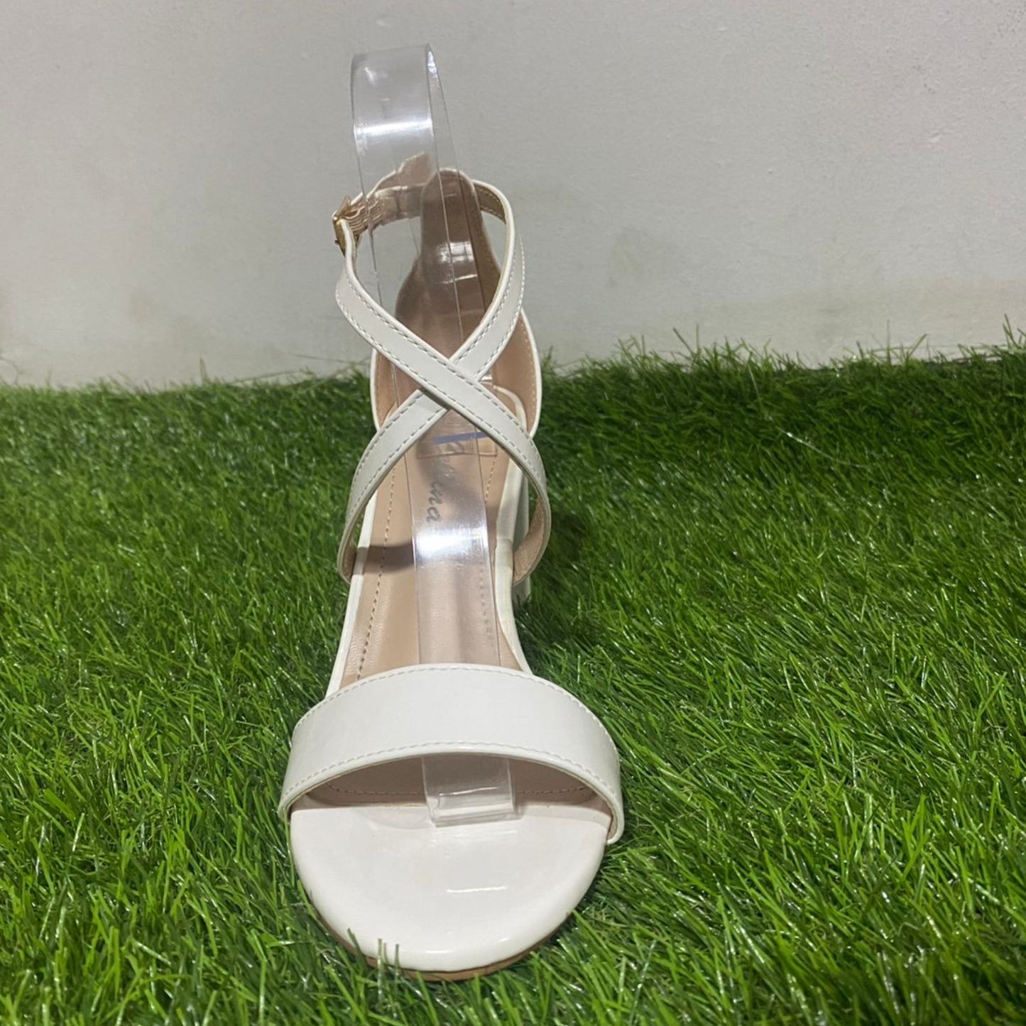 Sandalias de Mujer Blancas con Taco Elegante G232508