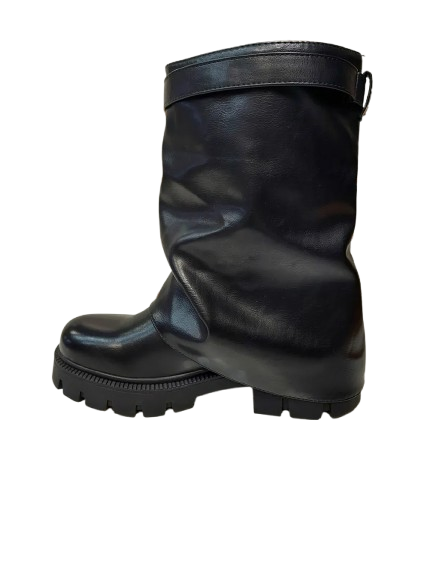 Botines Negros de Mujer con Candado 6522
