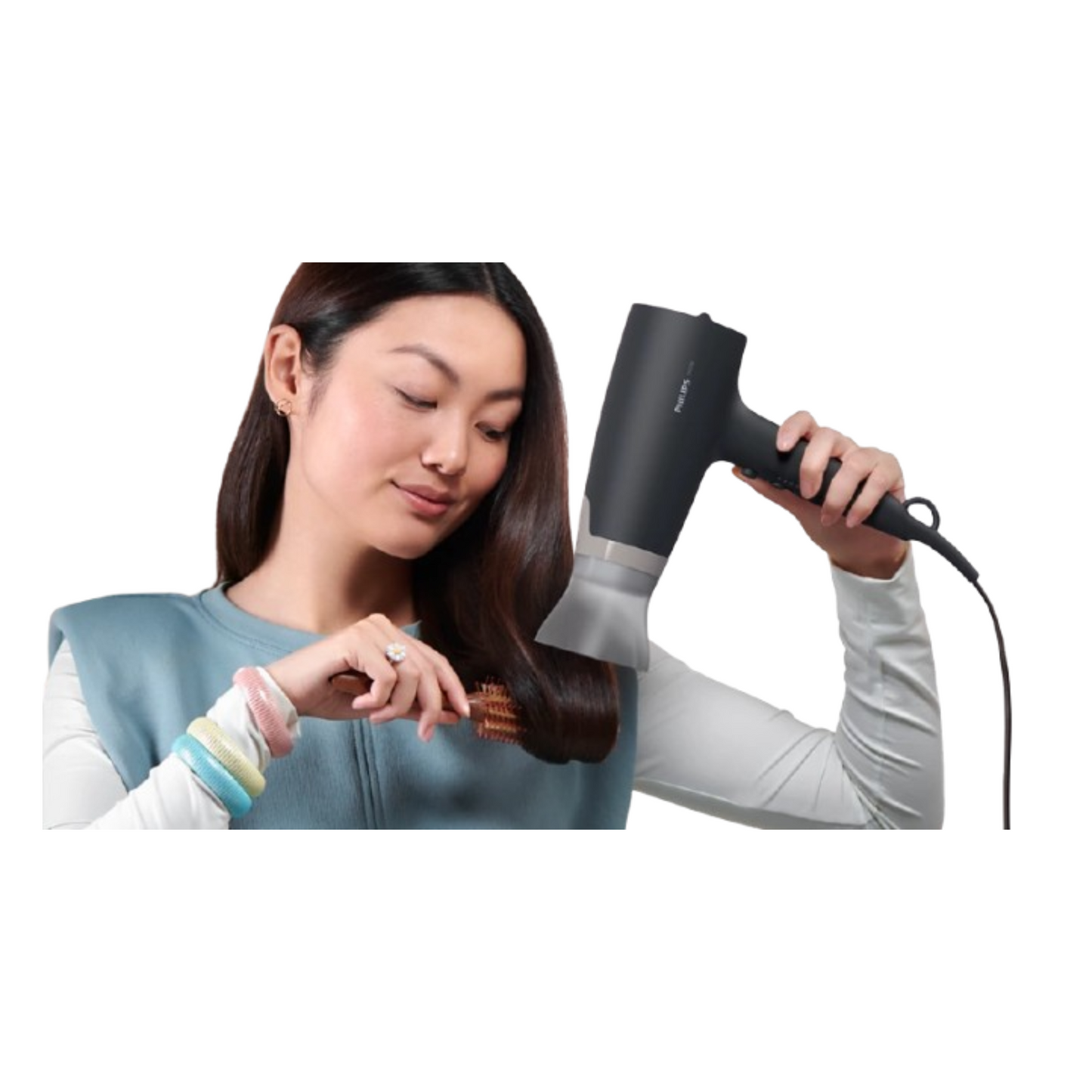 Secador de Pelo Philips ThermoProtect BHD351/10 – 2100 W