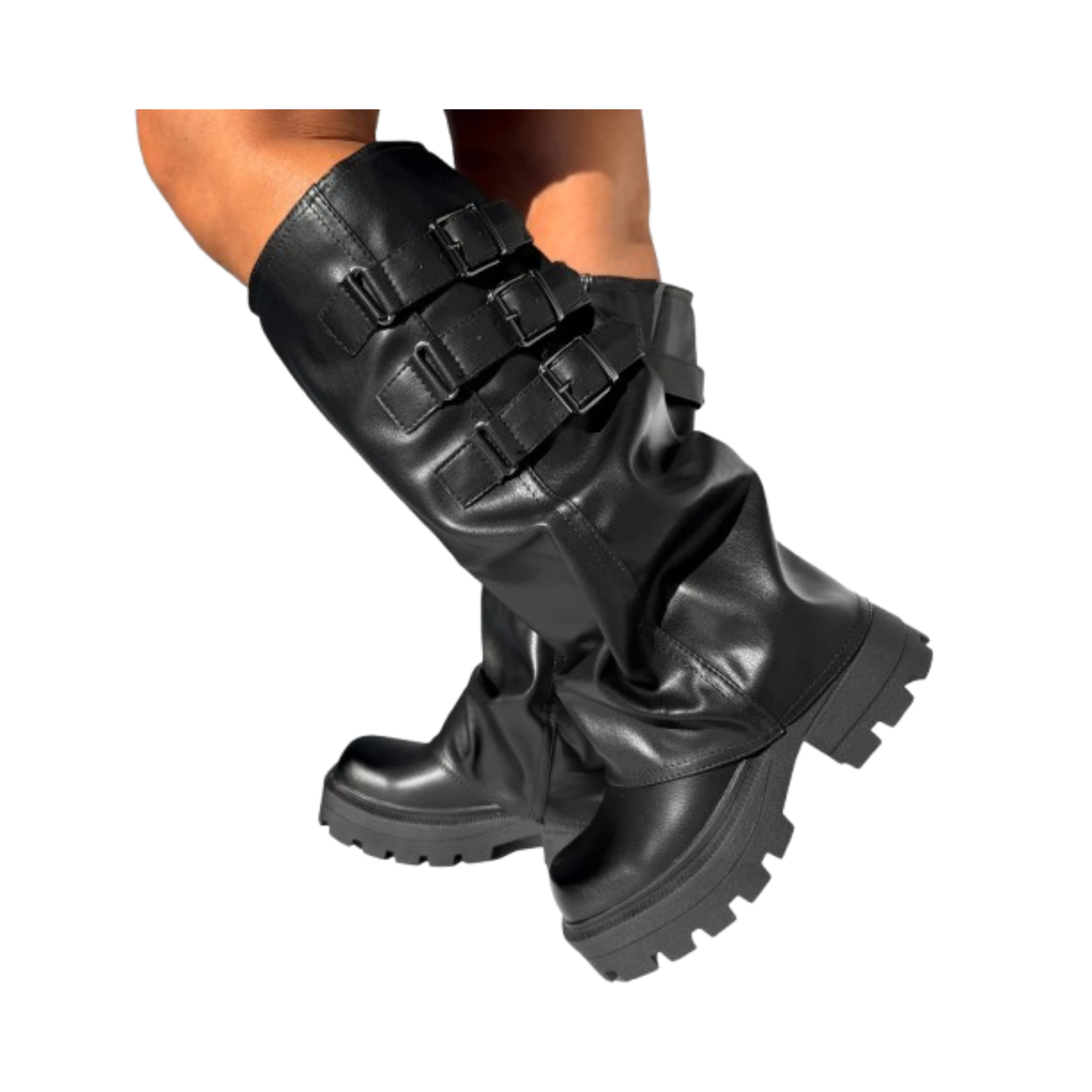 Botas de broches que transforman tu outfit N° 6526
