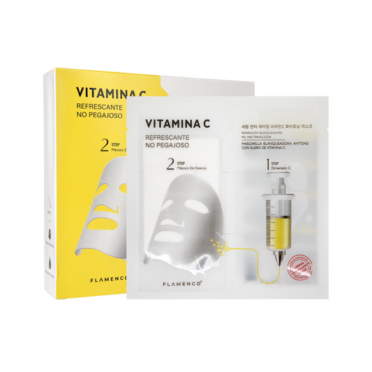 Mascarilla Facial Iluminadora con Vitamina C – Hidratación y Brillo Natural