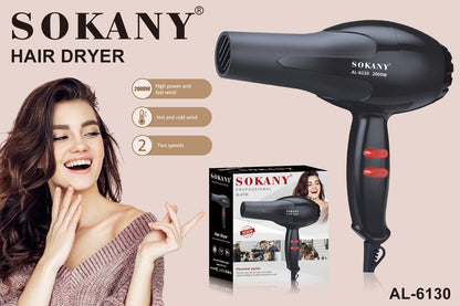 Secador de Pelo Sokany 2000 W – Potencia y Estilo en Minutos