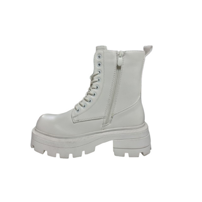 Botines Blancos De Mujer Clásico 2404