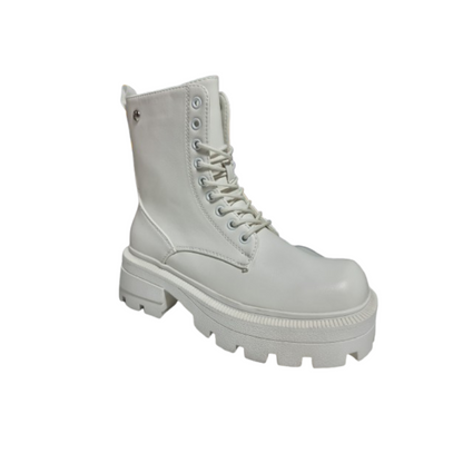 Botines Blancos De Mujer Clásico 2404