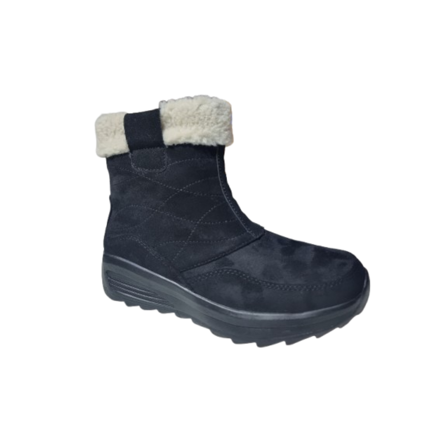 Botines Negros De Mujer Con Chiporro 8590