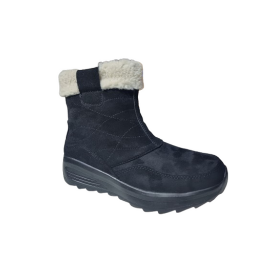Botines Negros De Mujer Con Chiporro 8590