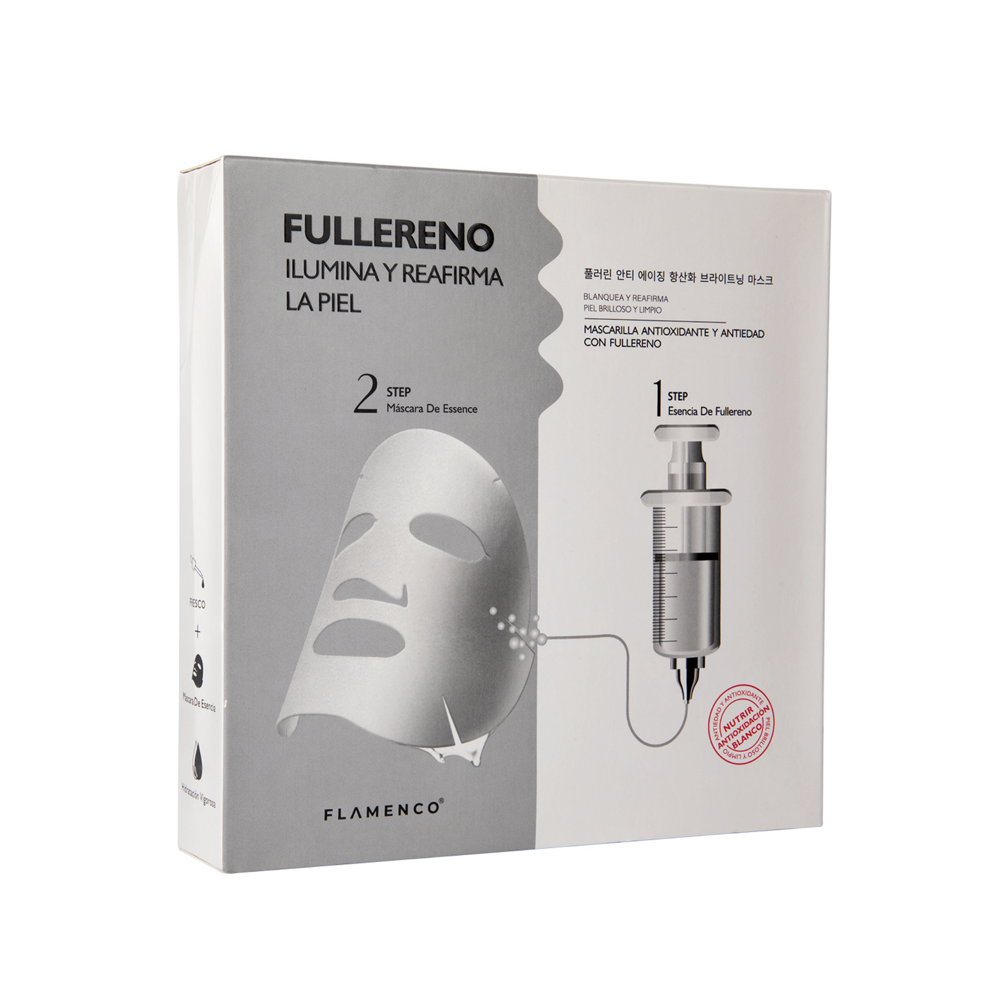 Mascarilla Facial Antioxidante con Fullereno – Protección Avanzada y Piel Radiante