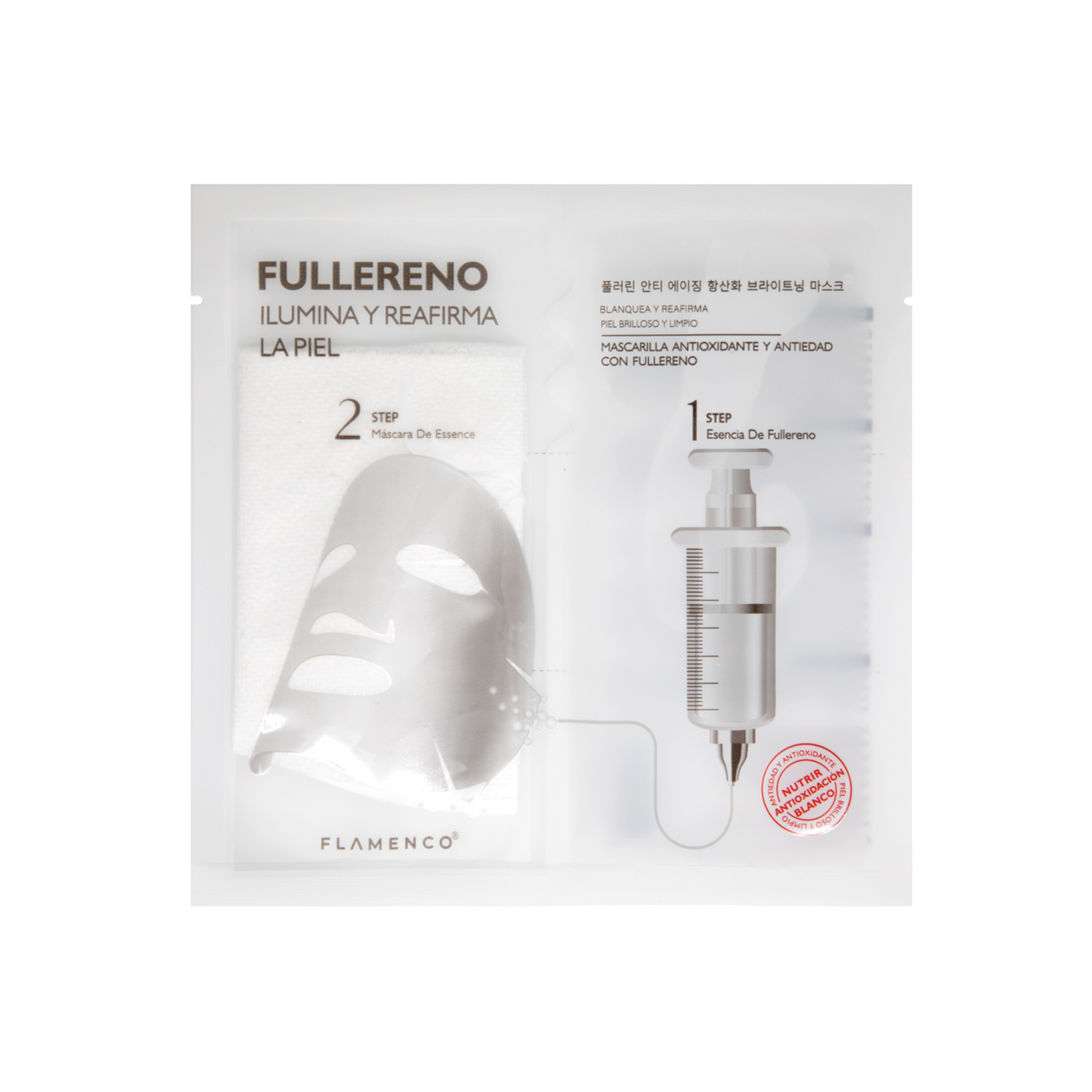 Mascarilla Facial Antioxidante con Fullereno – Protección Avanzada y Piel Radiante