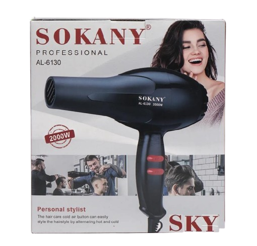Secador de Pelo Sokany 2000 W – Potencia y Estilo en Minutos