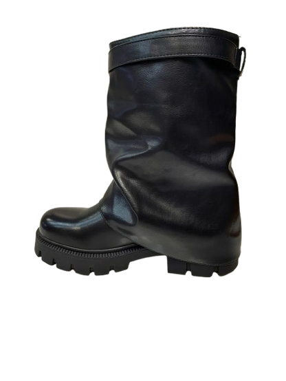 Botines Negros de Mujer con Candado 6522