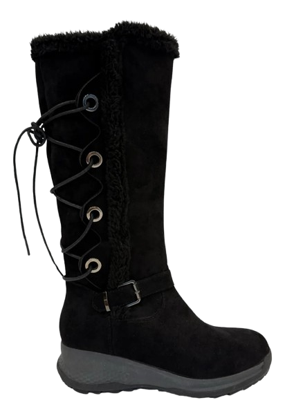 Botas Negras De Mujer Con Chiporro 4K391