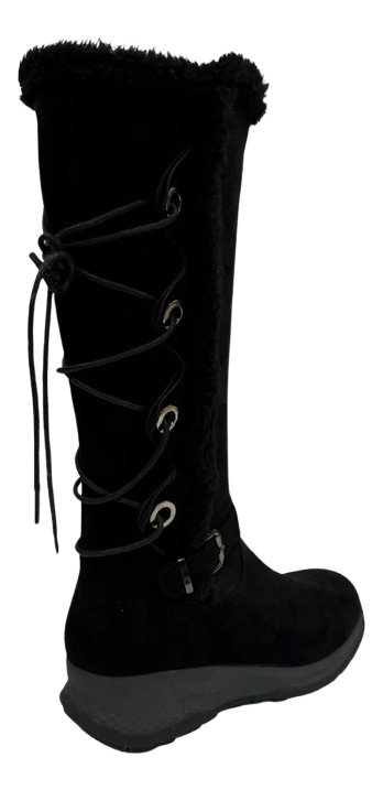 Botas Negras De Mujer Con Chiporro 4K391