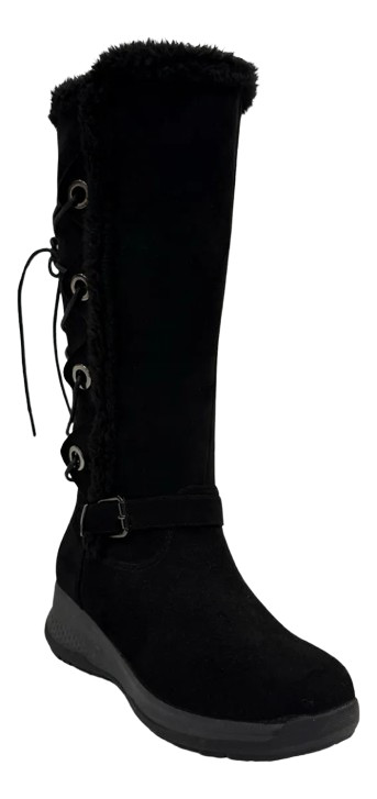 Botas Negras De Mujer Con Chiporro 4K391
