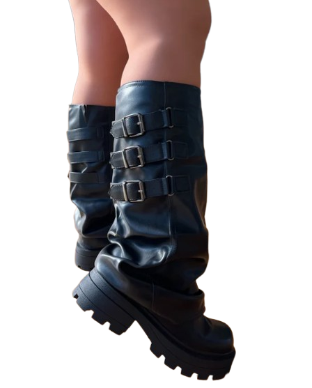 Botas con broches que transforman tu outfit N° 6526