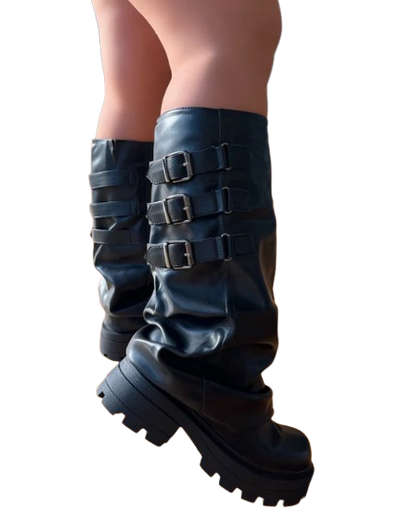 Botas con broches que transforman tu outfit N° 6526