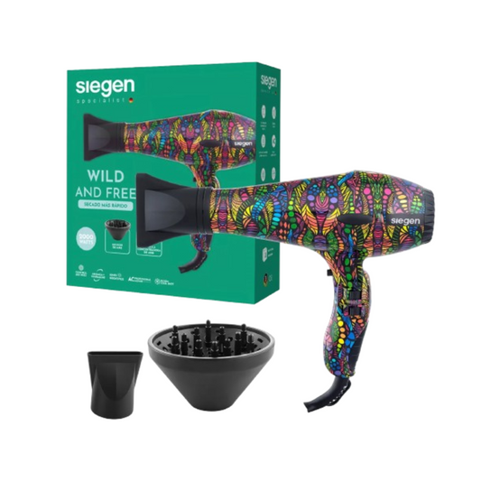 Secador de Pelo Siegen SG-3115 – 2000 W (Negro)