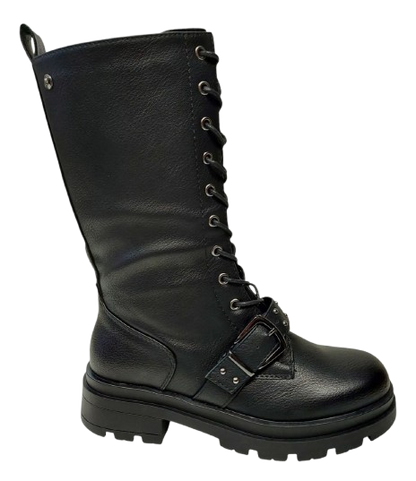 Botas Cortas Negras De Mujer 6512