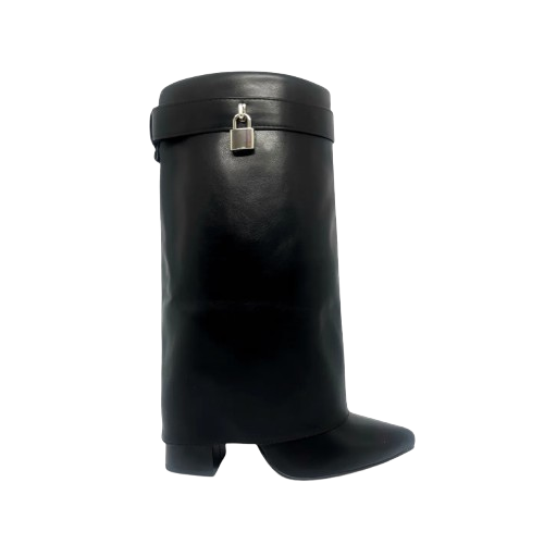 Botas de Mujer con Candado en Tendencia – Estilo Elegante y Moderno  N°6502