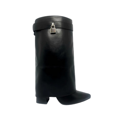 Botas de Mujer con Candado en Tendencia – Estilo Elegante y Moderno  N°6502