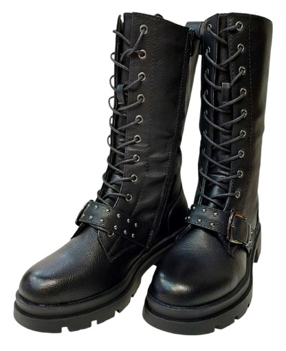 Botas Cortas Negras De Mujer 6512