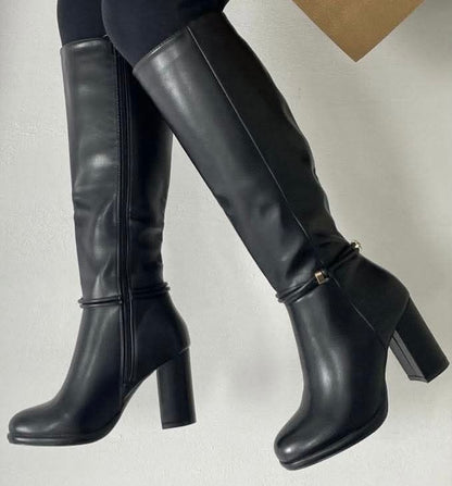 Botas Negras Brillo 4K401