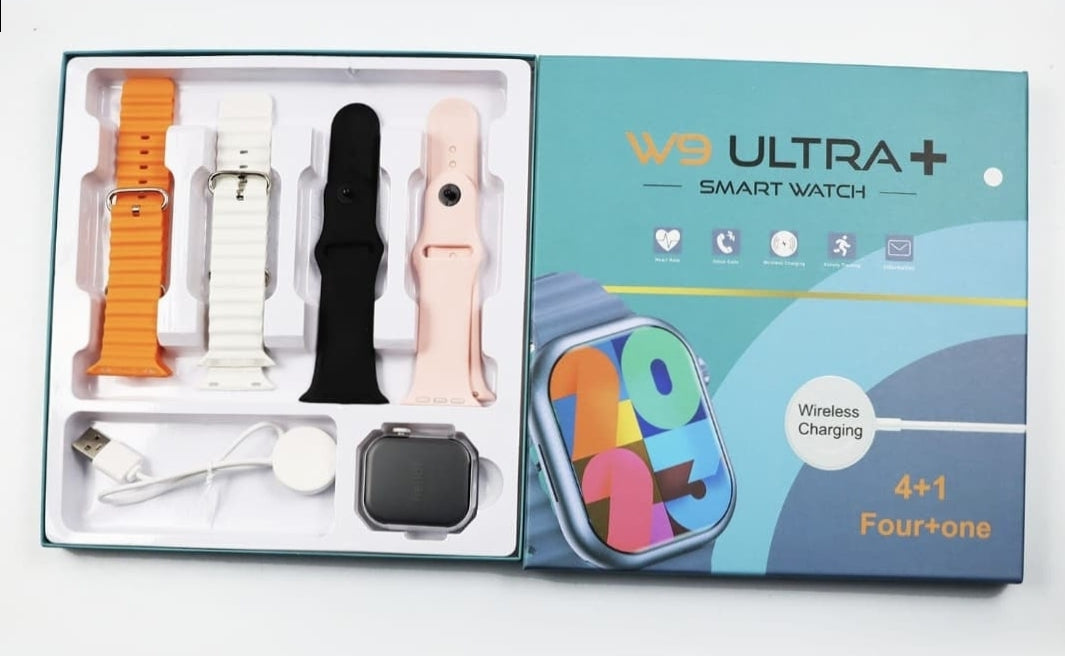 Reloj Inteligente W9 Ultra+ | Diseño Unisex + 4 Estilos