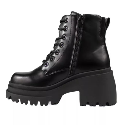 Botines Negro De Mujer Con Plataforma 2466