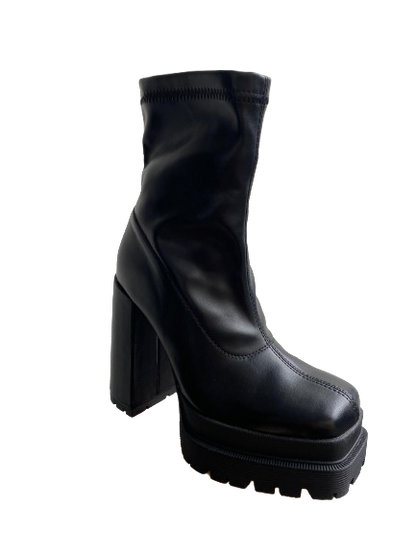 Botines Bratz Negros De Mujer 6500