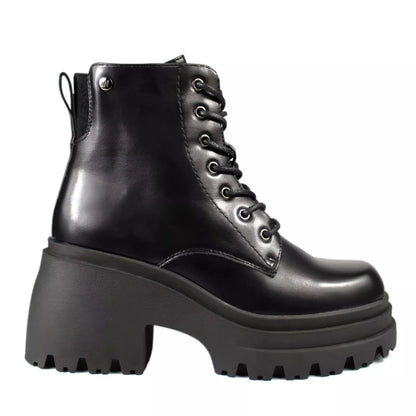 Botines Negro De Mujer Con Plataforma 2466