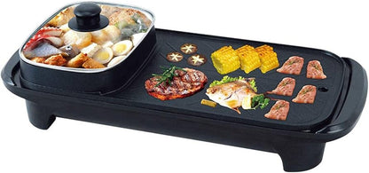 Plancha Asador Eléctrico 2 en 1 – Antiadherente y Lista para Todo