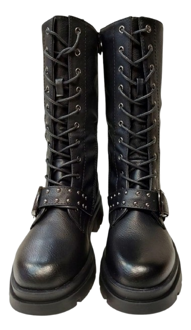 Botas Cortas Negras De Mujer 6512