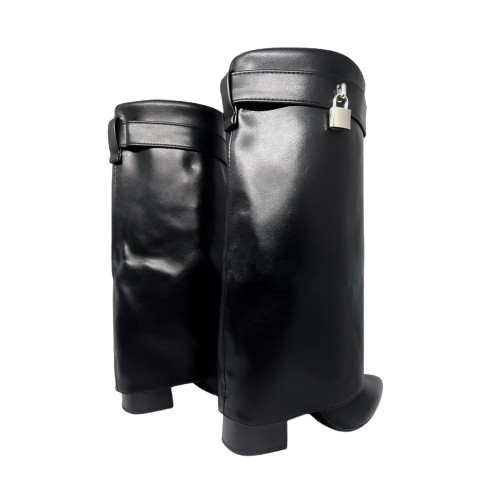 Botas de Mujer con Candado en Tendencia – Estilo Elegante y Moderno  N°6502