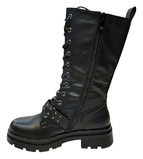 Botas Cortas Negras De Mujer 6512