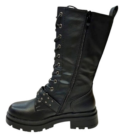 Botas Cortas Negras De Mujer 6512