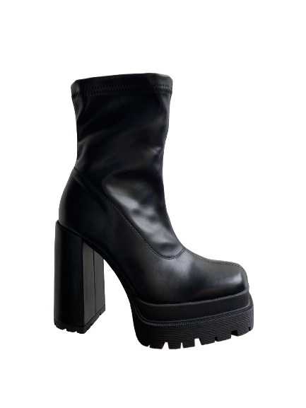 Botines Bratz Negros De Mujer 6500