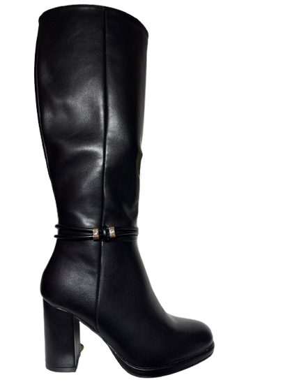 Botas Negras Brillo 4K401
